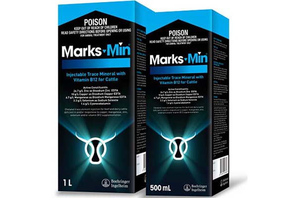 Two pckets of Marks-Min injectable trace minerals